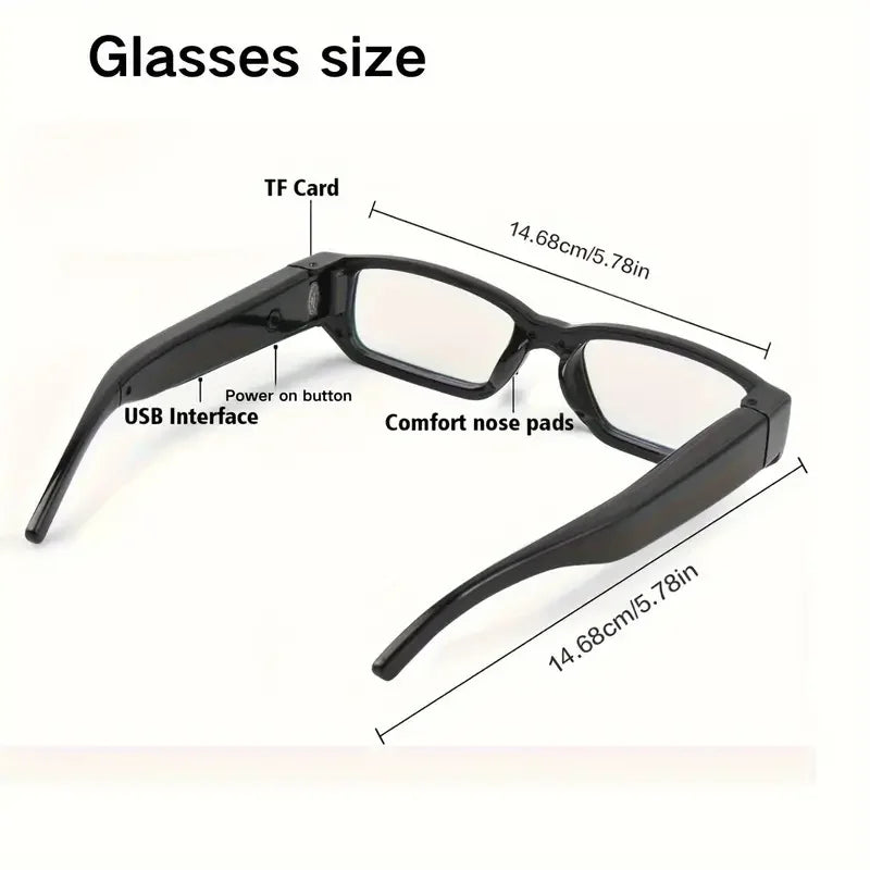 Portable 1080P HD Mini Glasses With Camera Video Recorder Wearable glasses