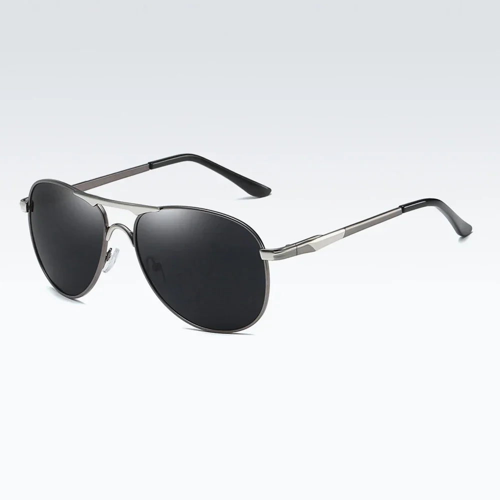 Luxury Polarized Sunglasses Men Women Driving Fishing Retro Sun Glasses Brand Designer Male Metal Sunglasses For Man UV400