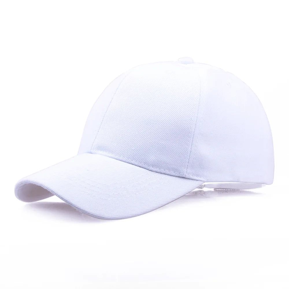 Black Cap Solid Color Baseball Cap Snapback Caps Casquette Hats Fitted  Hats for  Men & Women