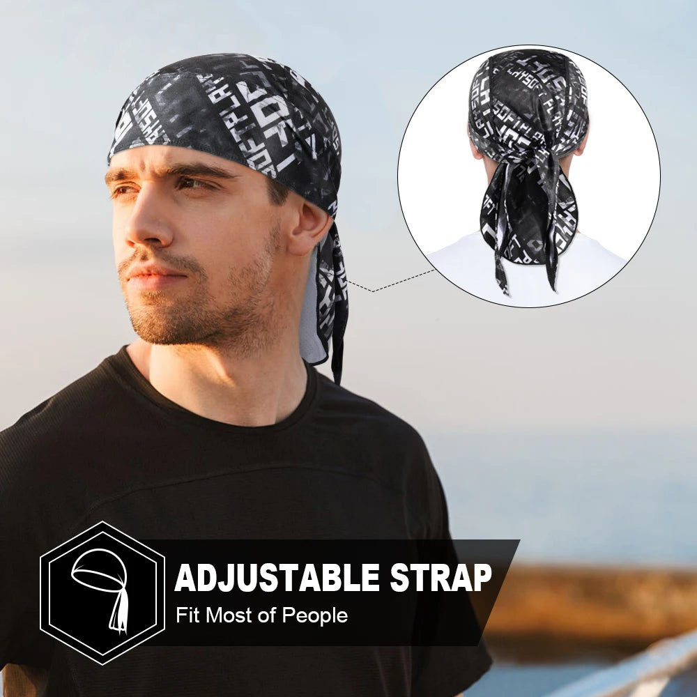 Pirate Sports Bandana Breathable Headscarf Bicycle Beanies Headwear Men Women