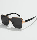 Men Women Frameless Square Luxury Brand Design Fashion Vintage Sun Glasses