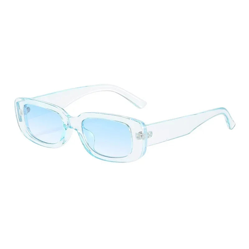 Vintage Black Square Sunglasses for Woman Luxury Brand Small Rectangle Sun Glasses