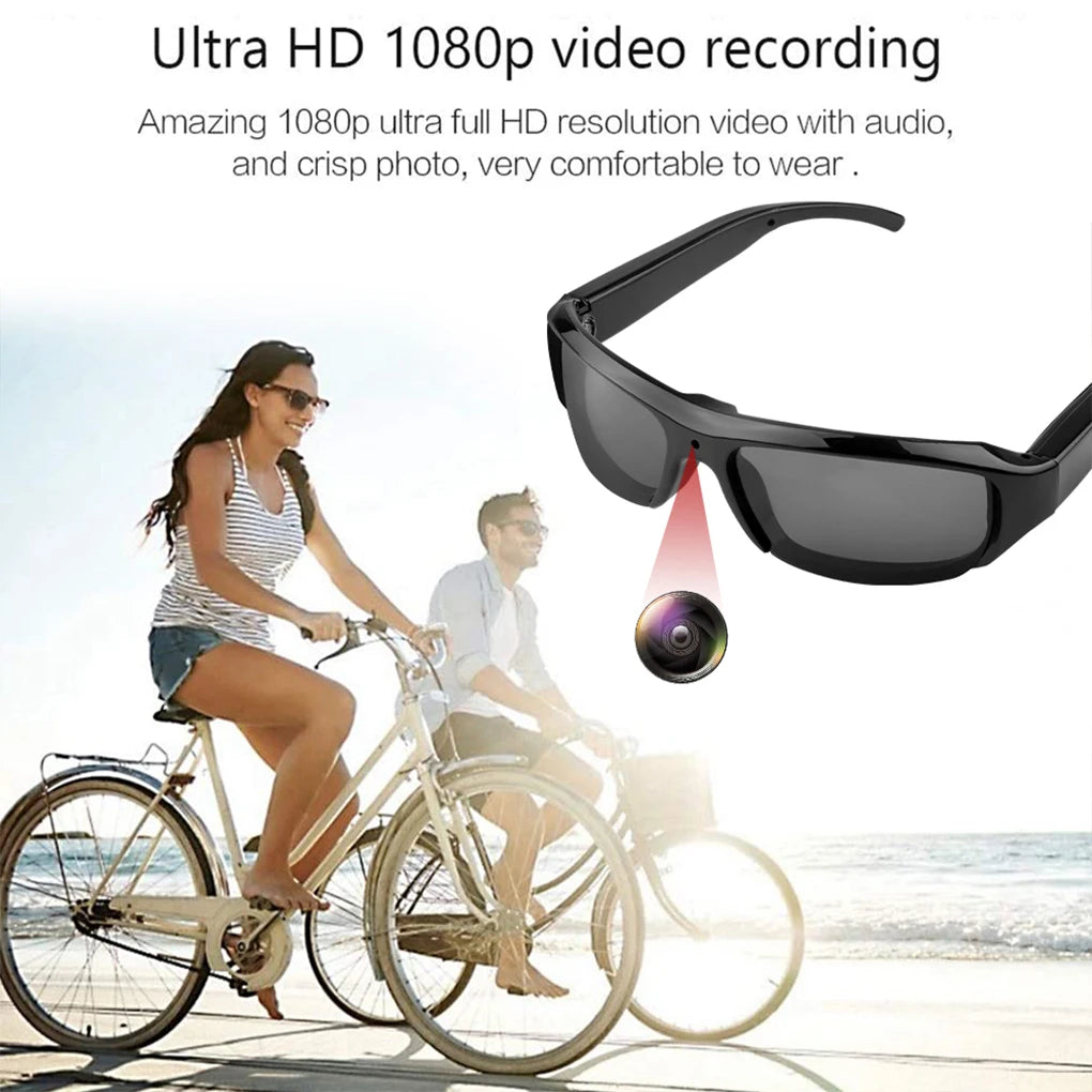 Wearable HD 1080P Mini Camera Portable Outdoor Security Sports DV DVR Video Glasses