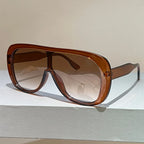 Sun Glasses Women Stylish Brand Design Beach Vacation Shades Oversize Sunglasses 2026 New in Fashion Outdoor Casual Decor
