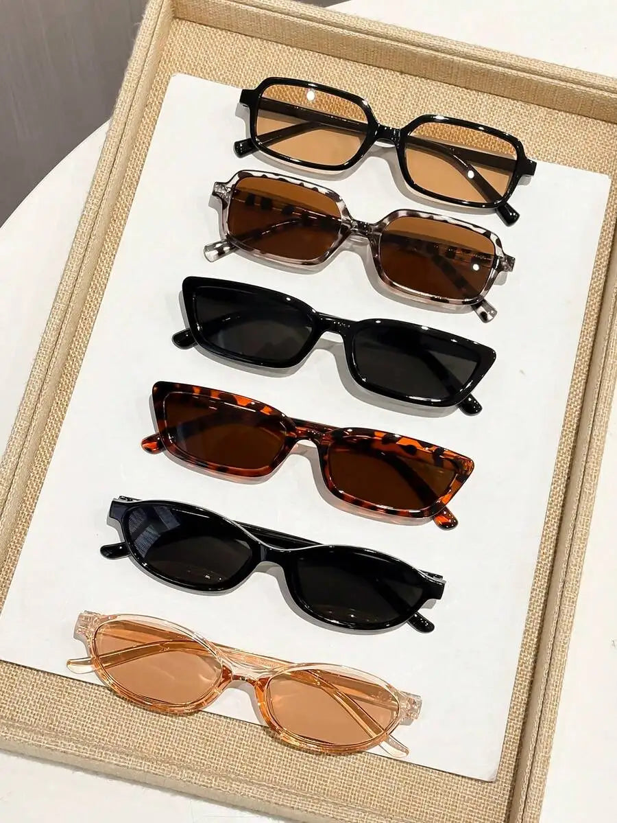 Classic Plastic Cat Eye Women's UV Protection, For Driving, Outdoor Sunglasses,
