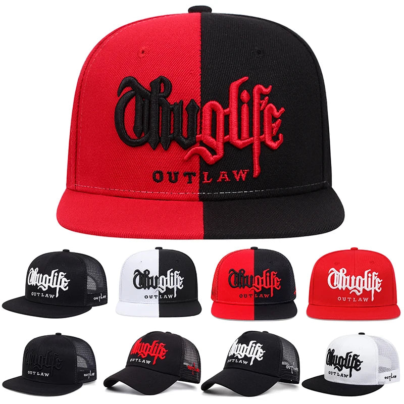 Fashion Fastball CAP Thuglife Embroidery Hiphop Baseball Cap S