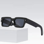 Retro Men Square Sunglasses Vintage Luxury Rivet Designer Sun Glasses