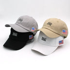 New American Flag USA Letters Embroidery Baseball Caps for Men And Women