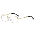 Luxury Narrow Sunglasses Fashion Rectangle Women Men Metal Brand Driving Shades