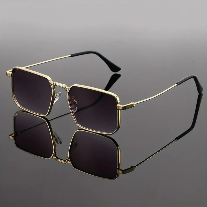 Retro Rectangular Men's Fashion Sunglasses