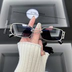 Luxury Square Sunglasses Women Brand Designer Retro Sun Glasses
