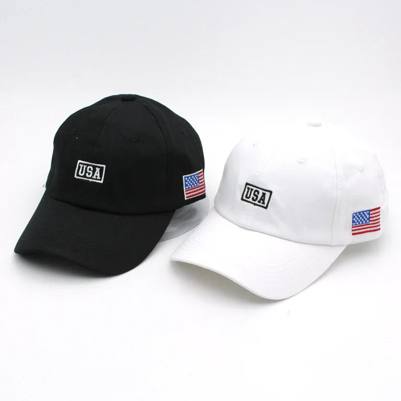 New American Flag USA Letters Embroidery Baseball Caps for Men And Women