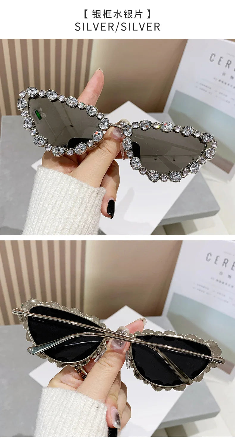 Luxury Design Cat Eye Sunglasses Women Men Fashion Vintage Brand Sun Glasses Metal Frame Driving Eyeglasses Uv400 Gafas De Sol