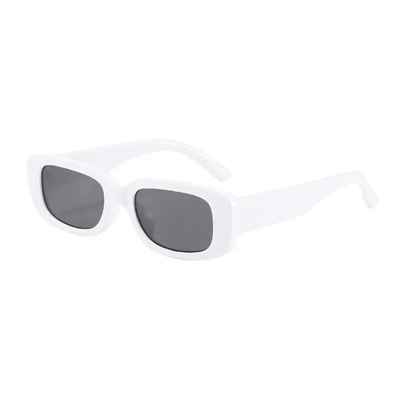 Vintage Black Square Sunglasses for Woman Luxury Brand Small Rectangle Sun Glasses