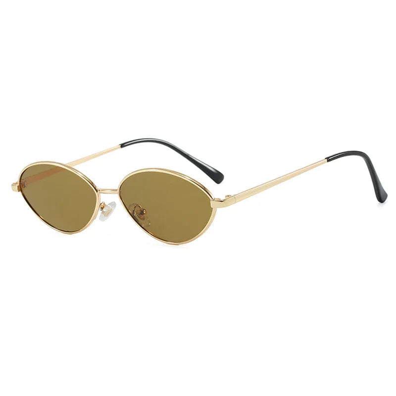 Retro Punk Small Frame Sunglasses For Women Men Fashion Luxury Sun Glasses