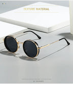 Luxury Designed Sunglasses Women Men Unisex Brand Quality Round Glasses Retro Styles Street Shopping Photography Eyepieces