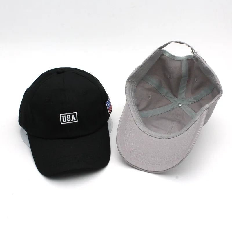 New American Flag USA Letters Embroidery Baseball Caps for Men And Women