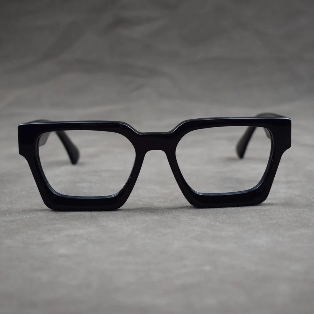 Luxury Thicken Acetate Reading Glasses Men Women Anti Blue Light Prescription Glasses Myopia Hyperopia Oversized Square Eyewear