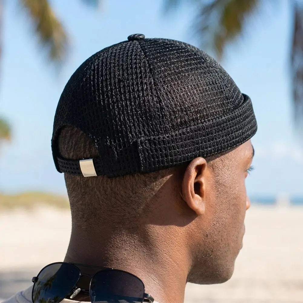 Summer Mesh Brimless Docker Cap