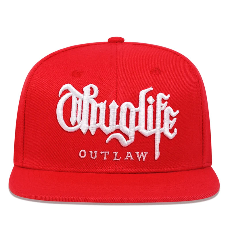 Fashion Fastball CAP Thuglife Embroidery Hiphop Baseball Cap S