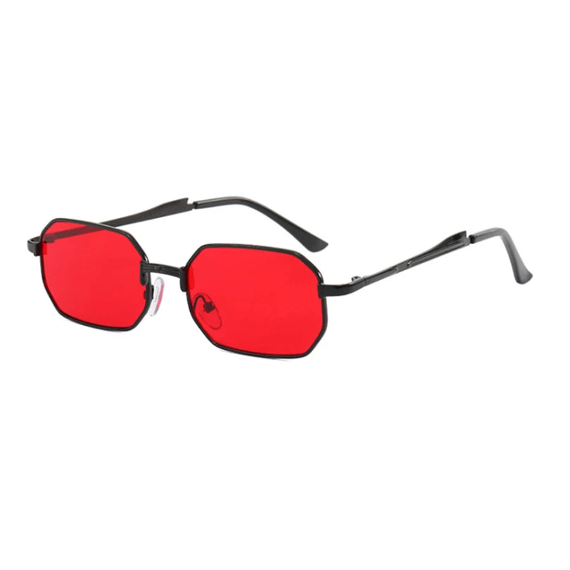 Luxury Narrow Sunglasses Fashion Rectangle Women Men Metal Brand Driving Shades Classic Oculos Masculino Glasses UV400