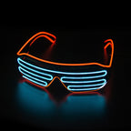 LED Glowing Glasses Gafas Luminous Bril Neon Christmas Glow Sunglasses