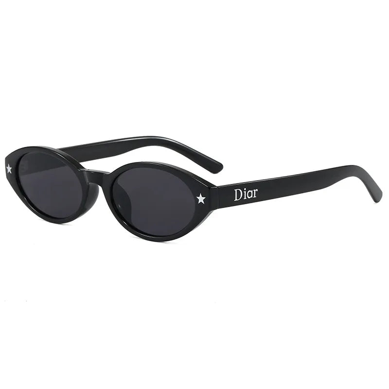 Retro sunglasses, big brand women's fashion glasses
