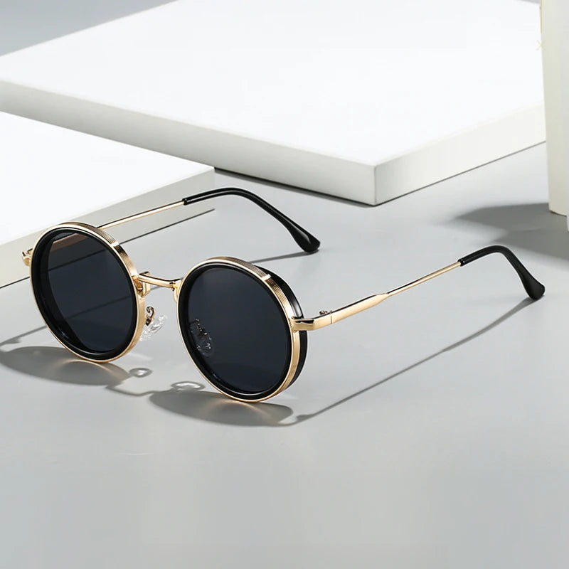 Luxury Designed Sunglasses Women Men Unisex Brand Quality Round Glasses Retro Styles Street Shopping Photography Eyepieces
