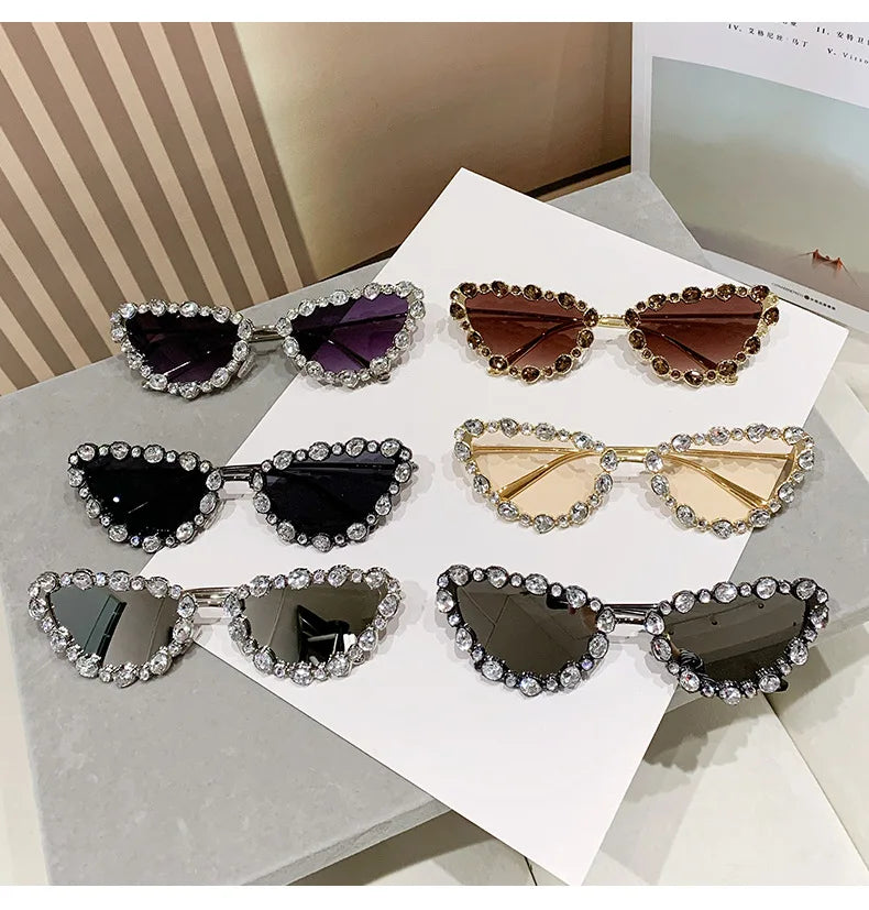 Luxury Design Cat Eye Sunglasses Women Men Fashion Vintage Brand Sun Glasses Metal Frame Driving Eyeglasses Uv400 Gafas De Sol