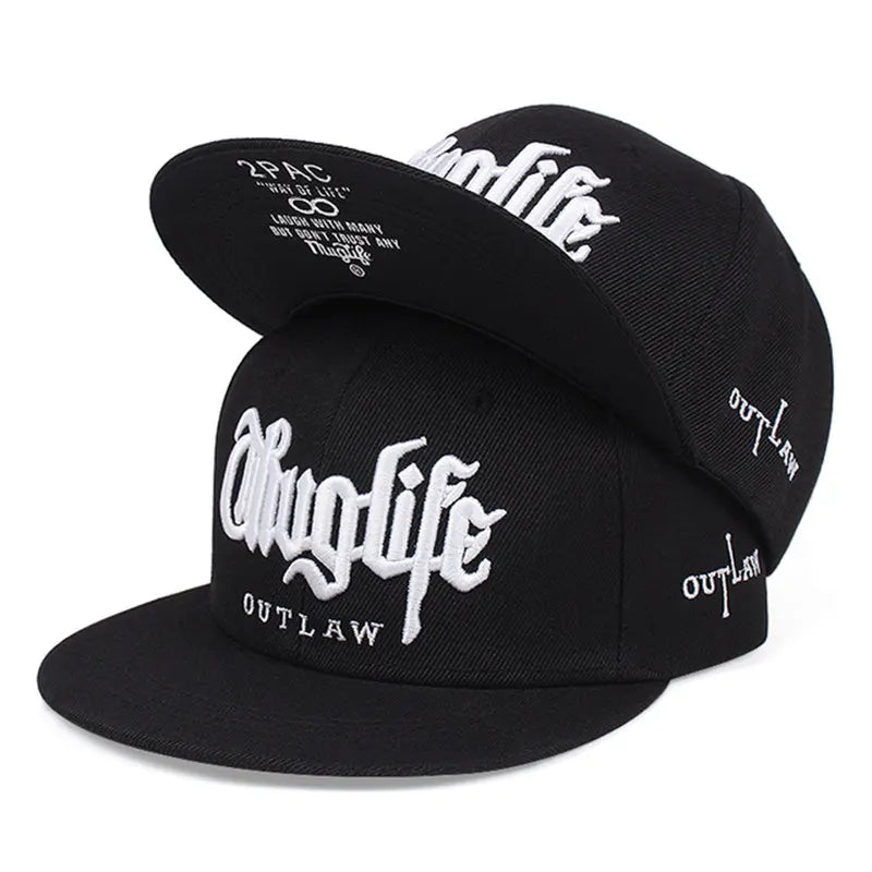 Fashion Fastball CAP Thuglife Embroidery Hiphop Baseball Cap S