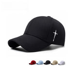 Unisex Spring Style Sports  Baseball Hat with Side - Embroidered Cross Patterns. Outdoor Adjustable Casual Hat Sunscreen Hats