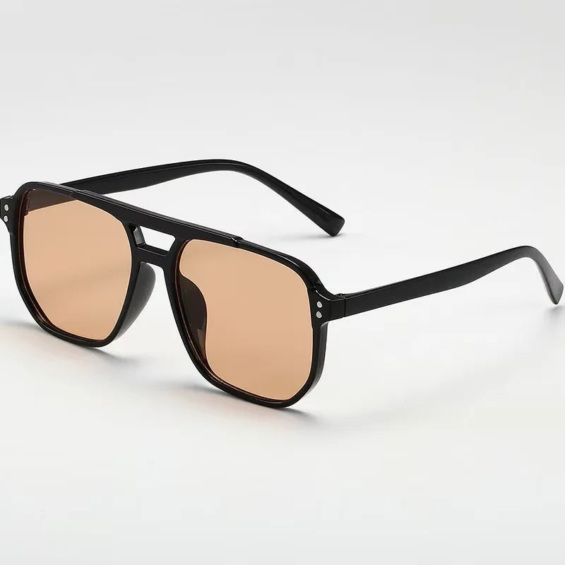 Vintage Men Women Square Shades Brand Designer Unisex Sun Glasses
