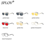 Luxury Narrow Sunglasses Fashion Rectangle Women Men Metal Brand Driving Shades Classic Oculos Masculino Glasses UV400