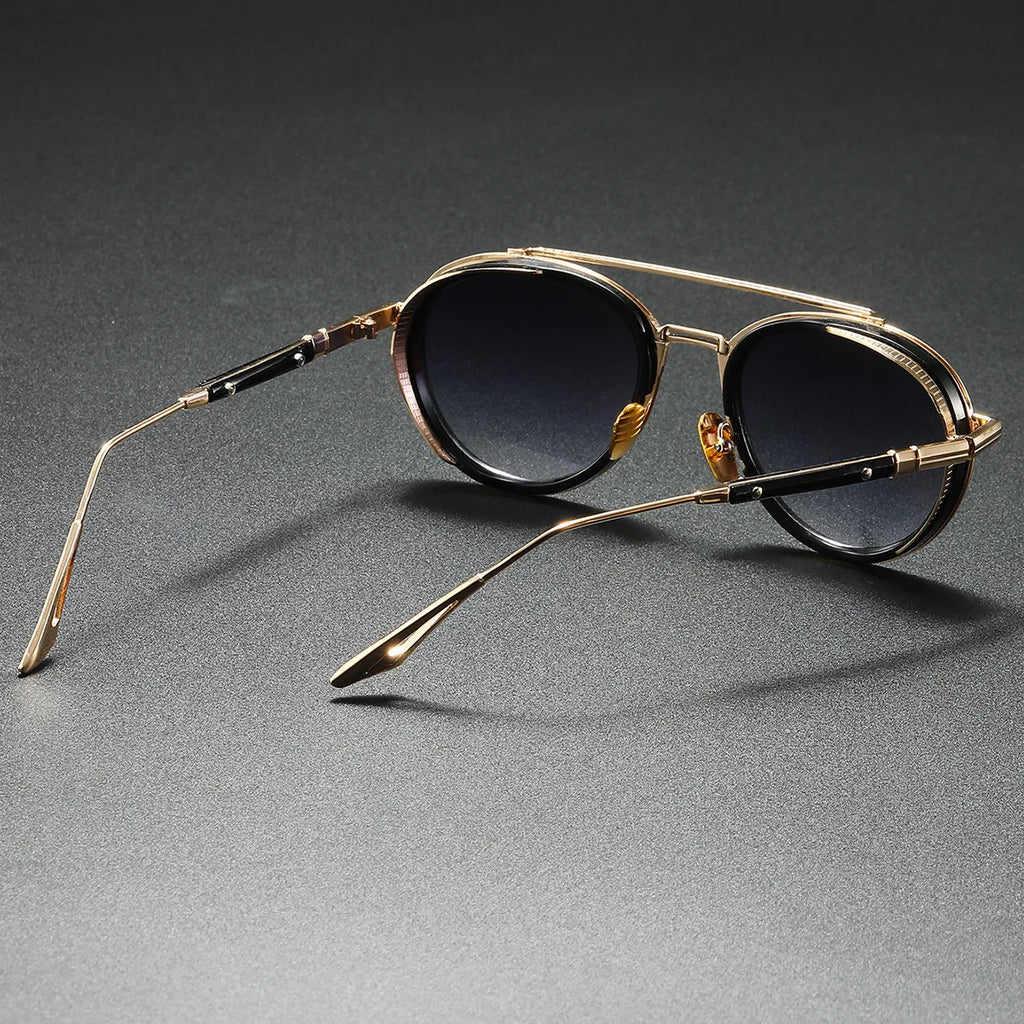 Luxury Round Men New Fashion Outdoor Shades for Driving Eyeglasses