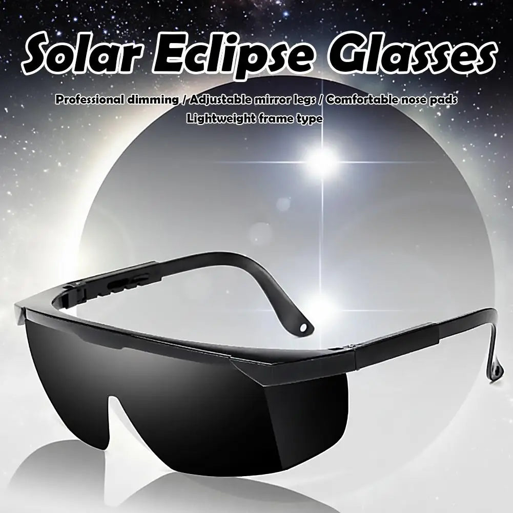 Safe Solar Eclipse Glasses Professional Solar Eclipse Observation Glasses for Direct Solar Eclipse Viewing Plastic Frame