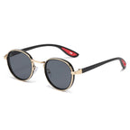 Retro Round Vintage Metal Frame Sun Glasses