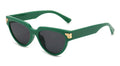 Samjune Cat Eye Fashion Vintage Sunglasses Leopard Glasses Eyewear Shades