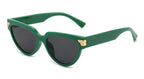 Samjune Cat Eye Fashion Vintage Sunglasses Leopard Glasses Eyewear Shades