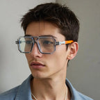 Light Frame Anti Blue Glasses Transparent Black Optical Glasse Women Men Square Eyewear Blocking eyeglasse Spectacle Eyeglasses