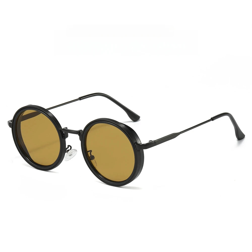 Luxury Designed Sunglasses Women Men Unisex Brand Quality Round Glasses Retro Styles Street Shopping Photography Eyepieces