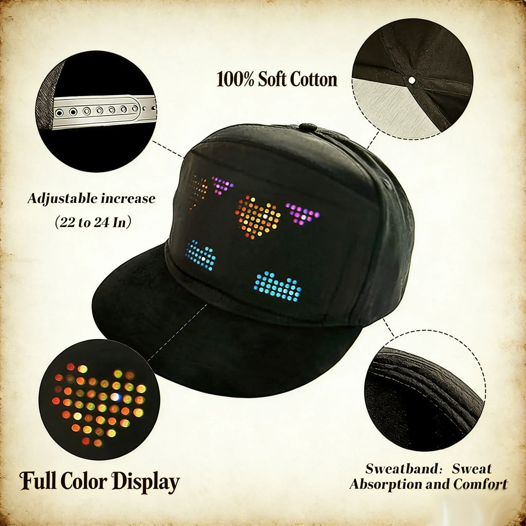 Baseball Caps Hats Bluetooth Personalized Customized New Messages Era for Parties, Birthdays, Gifts