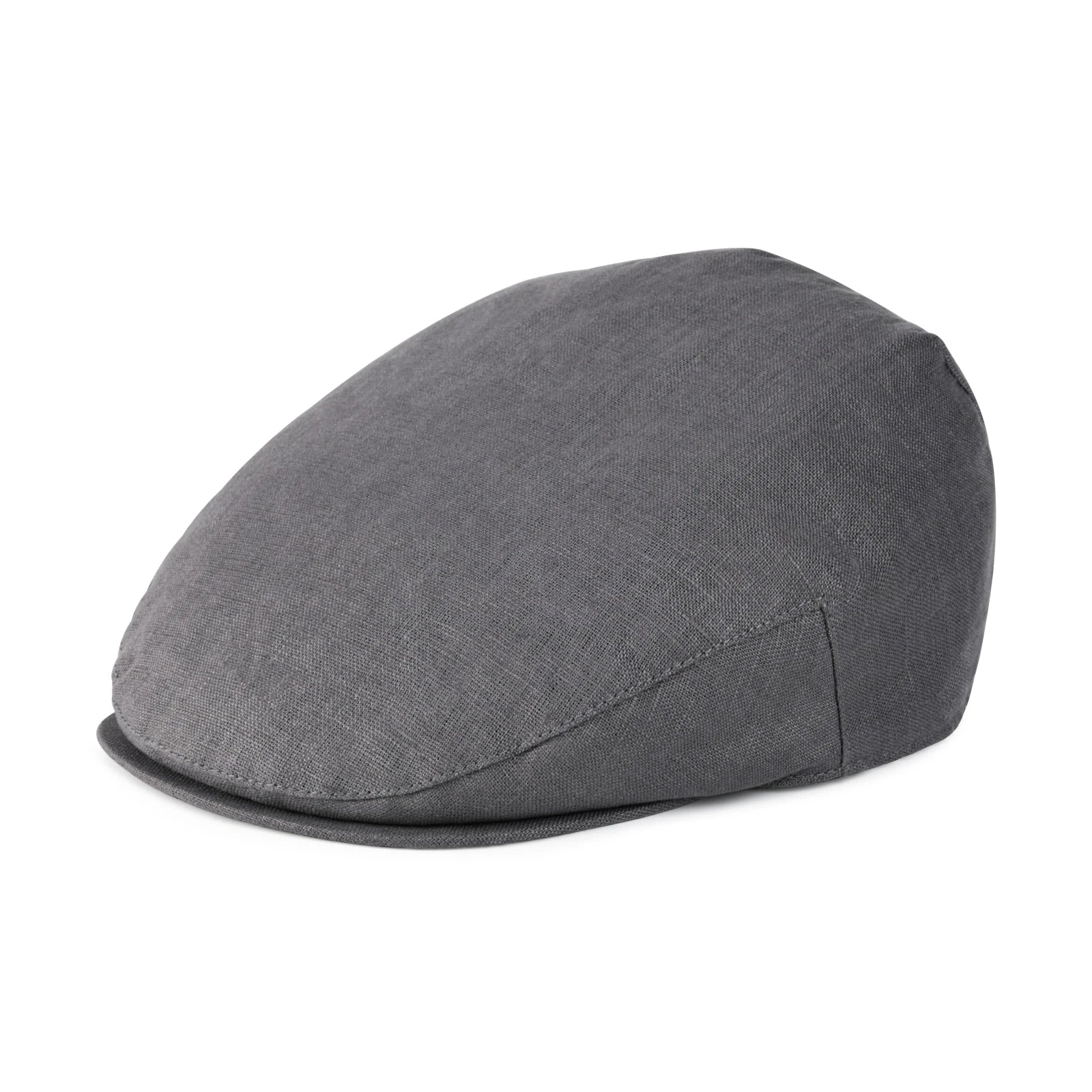 Flat Cap for Men Women Herringbone Linen Newsboy Lightweight Cap