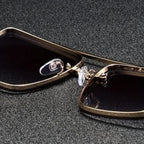 Luxury Square Sunglasses Men New Wooden Vintage Designer Fashion Glasses Women Vacation Gradient Eyewear