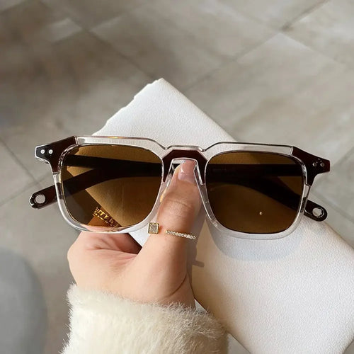 Cool Square Sunglasses Fashion Vintage UV400 Tint Ocean Lens Sun Glasses