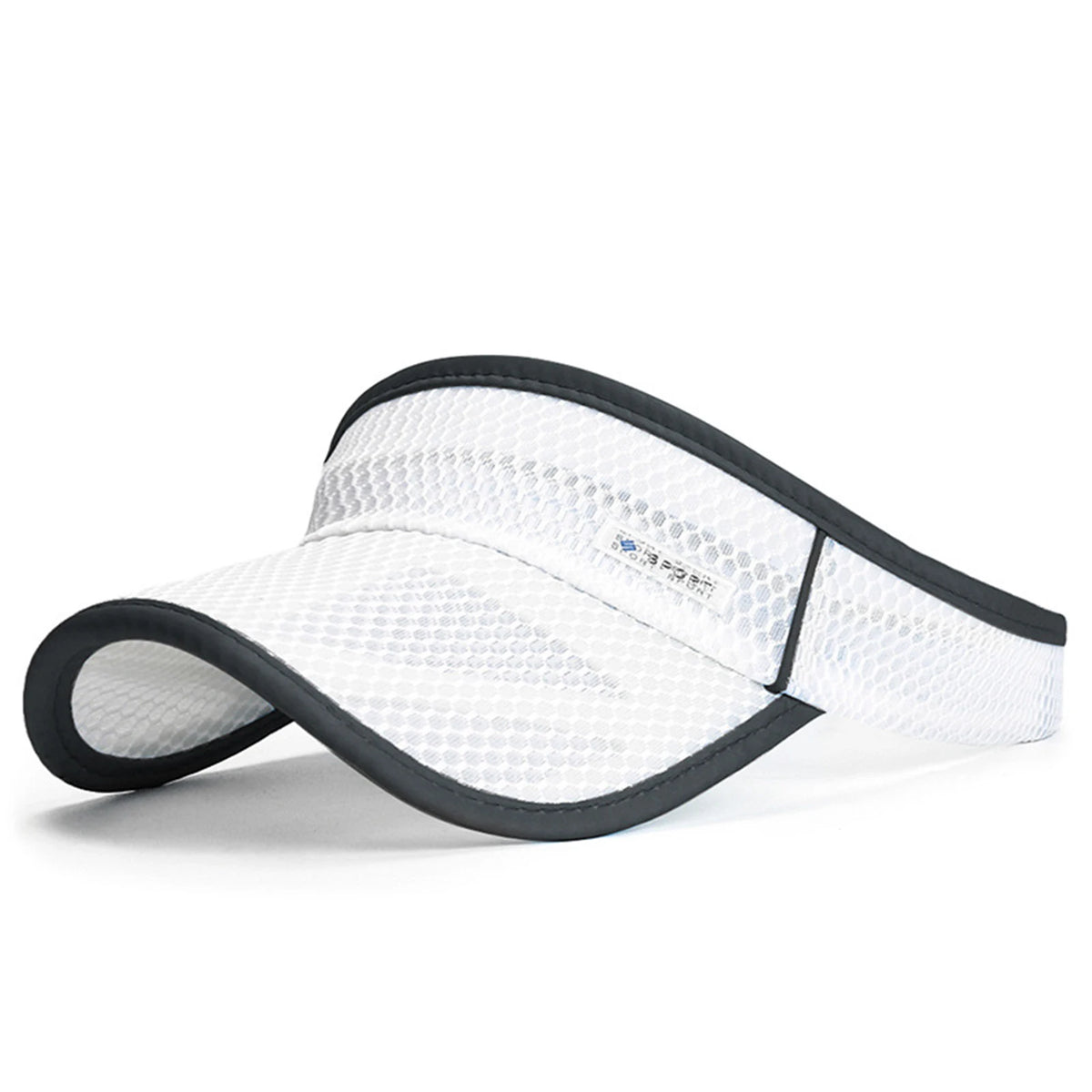 Lightweight Hollow Top Sun Visor Hat With Extra Long 11cm Brim For unisex