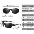 Luxury Square Vintage Polarized Cycling Sunglasses Men Women Fashion Travel Driving Fishing Sun Glasses Male Eyewear UV400