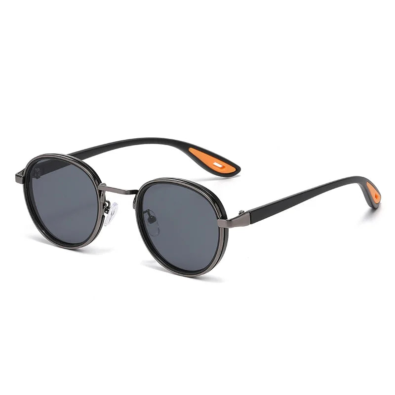 Retro Round Vintage Metal Frame Sun Glasses