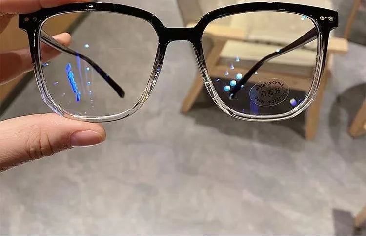Hiking Camping 1/2/3pcs Anti-blue Light Glasses for Women Simple Regular Eyeglass Frame Finished Retro Flat Light Frame
