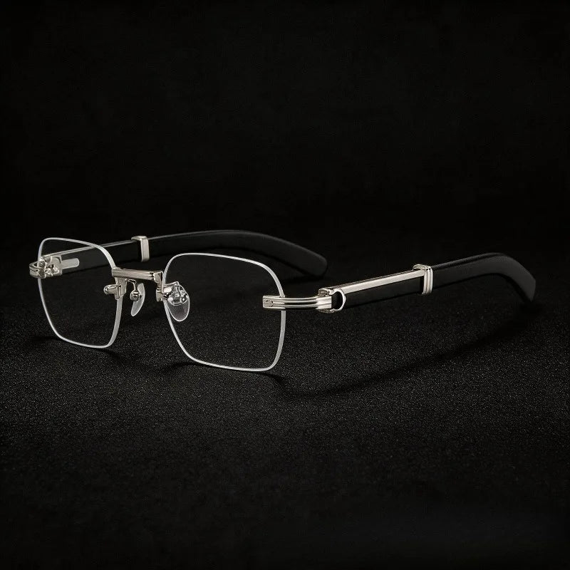 Luxury Rimlesss Sunglasses Women Men Fashion Square Clear Lens Sun Glasses Brand Eyeglasses Travel Driving Eyewear