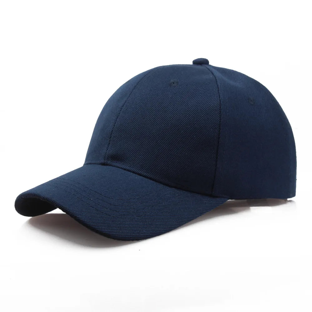 Black Cap Solid Color Baseball Cap Snapback Caps Casquette Hats Fitted  Hats for  Men & Women